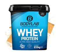 Bodylab24 Whey Protein Powder Galleta de mantequilla 2kg, polvo rico en proteína, la proteína de suero puede promover la construcción de músculo, con 80% de proteína, sin aspartamo