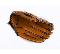 BODYLINE Baseball Glove béisbol de Color Catcher Leather en Piel Transpirable para Amantes del Deporte, Guante Receptor para Mano Izquierda, Unisex Adulto, marrón, Talla única