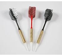 Juego de Tres Dardos de latón Puntas de plástico para Objetivo electrónico