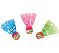 Bodyline Set de Tres Volantes Coloridos para Volantes Deportivos de bádminton de Nailon