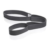 BODYMATE Cinta elástica con 3 trabillas, en total aprox. 75 cm de largo, 3,8 cm de ancho, de algodón 100% natural