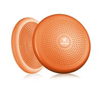 BODYMATE Cojín de Equilibrio con bombín, diámetro 34 cm | Cojín propioceptivo, cojín inestable, cojín Hinchable | Entrenamiento de Tronco, Espalda, Fitness, rehabilitación, coordinación