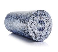 BODYMATE Rodillo miofascial con e-Book Libro electrónico I Dureza extradura | Gris-Azul/Negro | Diferentes Longitudes