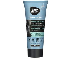 BODYNATUR - Depilmen - Crema Depilatoria Hombre Bajo la Ducha - Retarda el Crecimiento del Vello - 200 ML