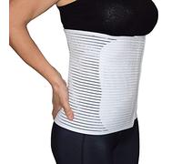 BODYPERFECT Faja abdominal postoperatoria unisex de contención postparto operación alivio del dolor de espalda cierre ajustable, H 28 (negro, S)