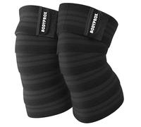 Bodyprox Rodilleras Bodyprox 2 Pack para Sentadillas, Levantamiento de Pesas, Levantamiento de Potencia, Prensa de Piernas y Entrenamiento Cross, Soporte de Rodilla para Hombres y Mujeres (Negro)
