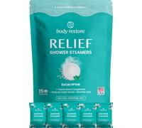 BodyRestore - Vaporeros de ducha (15 unidades) regalos para mujeres y hombres - Aceite esencial de eucalipto y menta aromático para aromaterapia para tu ducha