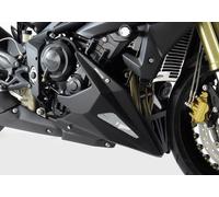 BODYSTYLE sartén para el vientre ABS plásticos negro mate, negro