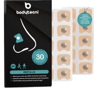 Bodytecni® Recambios Parches PRO EDITION para Tiras Nasales Magnéticas | Adhesivo Médico Hipoalergénico Extra Fuerte | Resistente al Sudor y Agua | 60 Parches con Máxima Sujeción para Deporte y Dormir