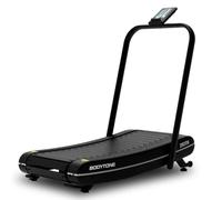 Bodytone - Cinta de Correr Plegable Curva - con Pantalla LCD y Conectividad Apps - Cero Consumo, Energía Autogenerada - Velocidad Ilimitada, Resistencia Magnética - ZROTH