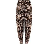 BODYWEAR LTD Pantalones Harem largos para mujer con estampado de talla grande, Patrón de leopardo marrón, 40-42