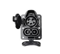 BOEAXTYUI CCS Charging Socket DC CCS1 Inlet Combo1 80A/150A/200A Connector with Automatic Cover CCS 1 For Electric Car Accessories(150A Without Cables)