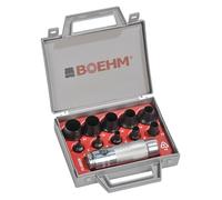 BOEHM JBL320CM - Juego de agujeros (3-20 mm, incluye soporte en estuche de plástico)