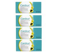 Boehringer Ingelheim Canikur | Pack de 4 | 4 x 3 x 4 comprimidos masticables | Complemento dietético para perros | Para regular la función intestinal en enfermedades diarreicas de perros