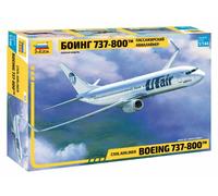 Boeing 737-800 Avión Plástico Kit 1:144 Modelo Zvezda