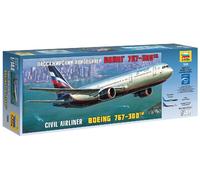Boeing 767-300 Avión Civil Airliner Kit Modelo Plástico 1:144 ZVEZDA