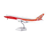 Boeing B747-8 Sunrise - Modelo de avión de Metal Fundido a presión, 1:200, Regalo de colección, aleación, N6067E, Flaps Abajo