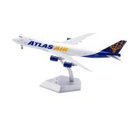 Boeing B747-8F de Atlas Air, Modelo N860GT, Fundido a presión, Escala 1:400, con Soporte, for Regalo.