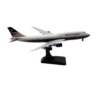 Boeing B747-8i de British Airways, Modelo de avión de Metal Fundido a presión con Adornos de Soporte, Escala 1:400, Regalo de colección de aleación