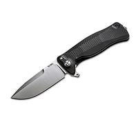 Böker 10ES01LS106ES10 Lion Steel Sr de 11 Aluminio Navaja Negro Satén, Longitud de la Hoja: 9,4 cm, 01ls106