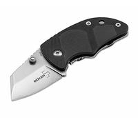 Böker Plus Navaja EDC DW-2 con hoja de acero AUS-8 de 4,1 cm y empuñadura de Zytel con acero inox de 6,1 cm 01BO574 para Caza, Pesca, Supervivencia y Bushcraft + Portabotellas de Regalo