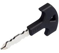 Böker Williams Tactical Key - Llave táctica con y sin Bolsa de Microfibra, Hoja de Acero Inoxidable y Mango de Cinta, tamaño: 9,10 cm, Negro, 5 cm, para Exteriores