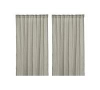 Boel & Jan 2 Cortinas Mirja 130x275 cm gris