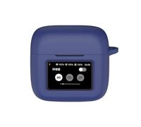 BoerHang Funda Compatible con JBL Tour Pro 3, Funda Protectora de Silicona a Prueba de Golpes [LED Frontal Visible] Compatible con JBL Tour Pro 3.Azul Oscuro