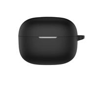 BoerHang Funda Compatible con Motorola Moto Buds 2, Funda Protectora de Silicona a Prueba de Golpes [LED Frontal Visible] Compatible con Motorola Moto Buds 2.Negro