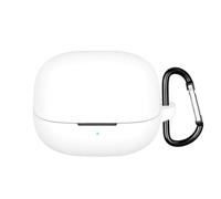 BoerHang Funda Compatible con OPPO Enco Buds 3 Pro, Funda Protectora de Silicona a Prueba de Golpes [LED Frontal Visible] Compatible con OPPO Enco Buds 3 Pro.Blanco