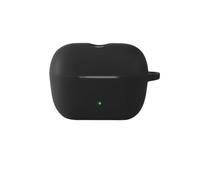 BoerHang Funda Compatible con Sennheiser ACCENTUM Clip, Funda Protectora de Silicona a Prueba de Golpes [LED Frontal Visible] Compatible con Sennheiser ACCENTUM Clip.Negro