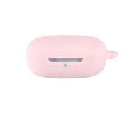 BoerHang Funda Compatible con Shokz OpenFit Air 2 | Funda Protectora de Silicona a Prueba de Golpes [LED Frontal Visible] Compatible con Shokz OpenFit Air 2.Rosa