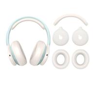 BoerHang Juego De 3 Piezas Funda Compatible con Beats 360 | Funda Protectora de Silicona a Prueba de Golpes[Posición Precisa del Orificio] [Impermeable y Resistente al Sudor].Gris Claro