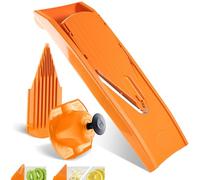 Börner mandolina V1 ClassicLine Basic Set Blanca: cortadora para Frutas y Vegetales, Frutas y Verduras Profesional Naranja