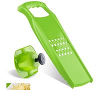 Börner Rösti PowerLine Set de Rallador de Patatas (2 piezas) • Rallador + Protector de Dedos para Rösti Suizo o Tortitas de Calabacín • Ideal para Patatas Crudas, Calabacín y más (Verde)