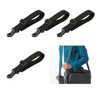 Bofanze 4 Piezas Correa Bolso Bandolera Ajustables de 75-150cm Correa de Hombro Universal Negra Correa para Bolso Correa de Hombro de Repuesto Ajustable Correa de Hombro de Nylon