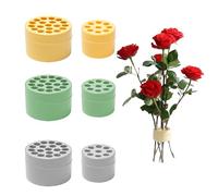 Bofanze 6 PCS Spiral Ikebana Stem Holder Soporte de Tallos de Flores en Espiral Anillo de Soporte de Tallo en Espiral Soporte Reutilizable para Arreglos Florales para Fijar Ramos 7×4.5cm,4.9×3.9cm