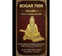 Bogar 7000: Volume 1 Part - 2 (Songs 251-500) (Bogar 7000 Paper Pack)