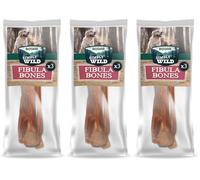 Bogar - Simply Wild - Chuches Naturales - Snacks para Mascotas en Complemento Alimenticio - Huesos del Peroné x3-100% Cerdo Seco - Premios Saludables para Mascotas - Ayuda a la Masticación