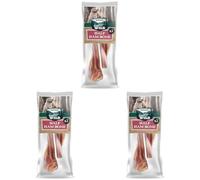 Bogar - Simply Wild - Chuches para Perros - Comida Perros como Complemento de la Alimentación Habitual - Pack de 2 Medios Huesos de Jamón - 100% Cerdo Seco - Ayuda a la Masticación (Paquete de 3)