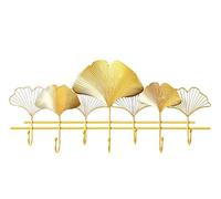 BOGAZY Percha Pared Gancho De Metal para Abrigos, Percheros Montados En La Pared, Ganchos Resistentes para, Sombreros, Toallas, Monedero, Batas, Entrada Baño Colgadores(A,7 Hooks)