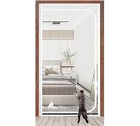 BOGDTF Puerta mosquitera para Gatos 95 cm x 200 cm, Puerta mosquitera para Mascotas, Puerta Reforzada antigatos, Varios tamaños, Puerta mosquitera para Mascotas con Cierre