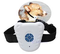 BOGEEL Collar de control ultrasónico para perros para evitar ladridos con botón de alta o baja intensidad, dispositivo disuasorio de perros