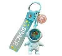 BOGEEL - Llavero de astronauta espacial de moda para proyector de atardecer, llavero de luz para mujer, bolsa de adorno para parejas