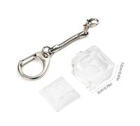 BOGEEL MX - Llavero mecánico para probador de interruptores de teclado, sin luz LED, regalo para aliviar el estrés, ABS