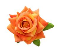 BOGEEL - Pinza para el pelo de rosas para mujer, broche de flores, broche de flores, broche de rosa, broche de novia