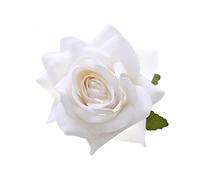 BOGEEL - Pinza para el pelo de rosas para mujer, broche de flores, broche de flores, broche de rosa, broche de novia