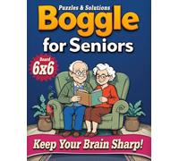 Boggle For Seniors: Keep your brain sharp!,A Fun Word Challenge for Retirees, Puzzles and Solutions.