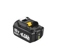 BOGJFC 18V 6000mAh Batería Li-Ion Repuesto Compatible Con Makita BL1830 BL1840 BL1850 BL1860 Para Herramientas Inalámbricas Con Cargador Simple 4A Y Doble 6A(1Pack 6000mAh)