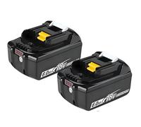 BOGJFC 18V 6Ah/5Ah/3Ah Batería Li-Ion De Repuesto Para Herramientas Inalámbricas Compatible Para Makita BL1860 BL1840 BL1830B BL1850 BL1815 Con Indicador LED Y Protección Múltiple(2PCS 6.0Ah)